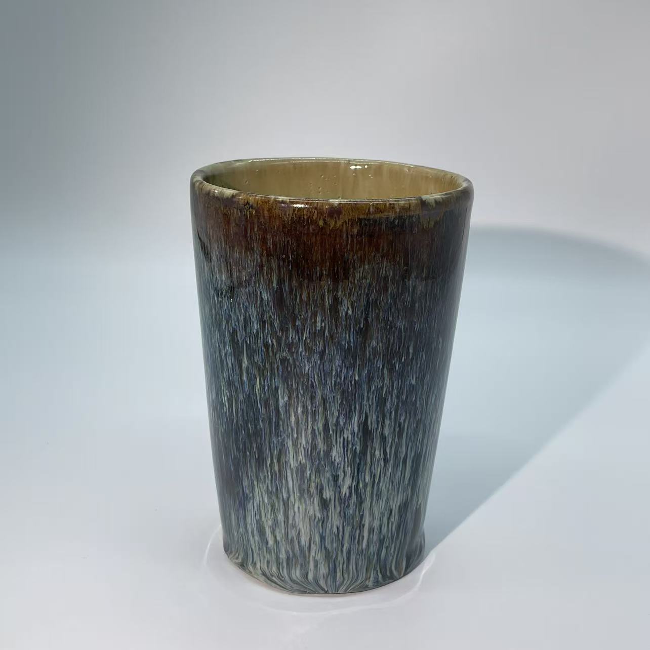 Celestial Flow · Kiln-Reactive Handcrafted Tall Cup