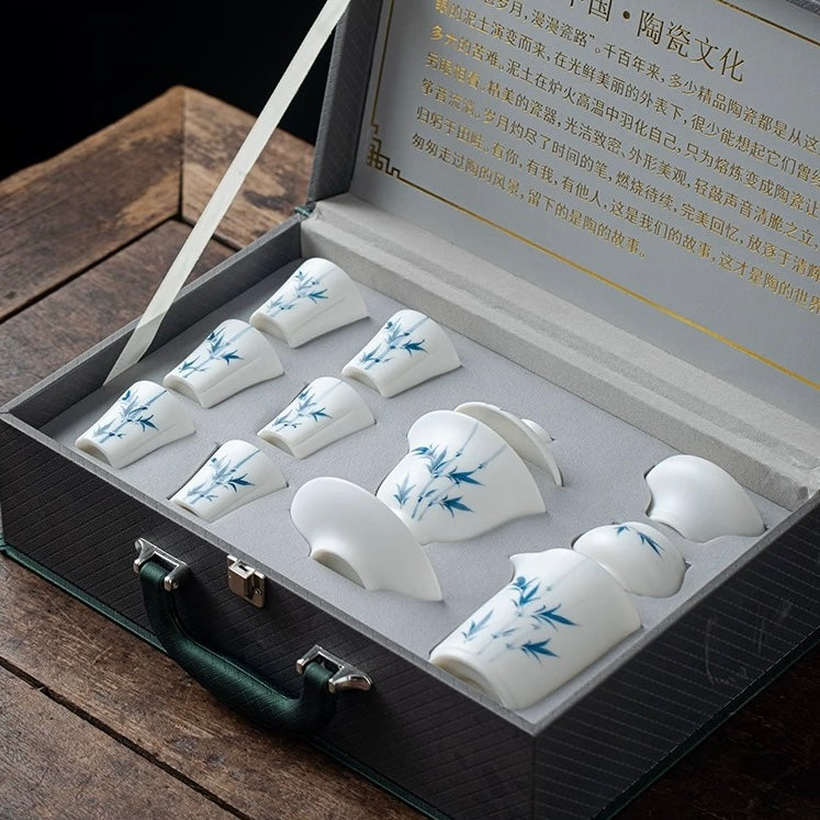 Zen Bamboo Shadow Travel Tea Set