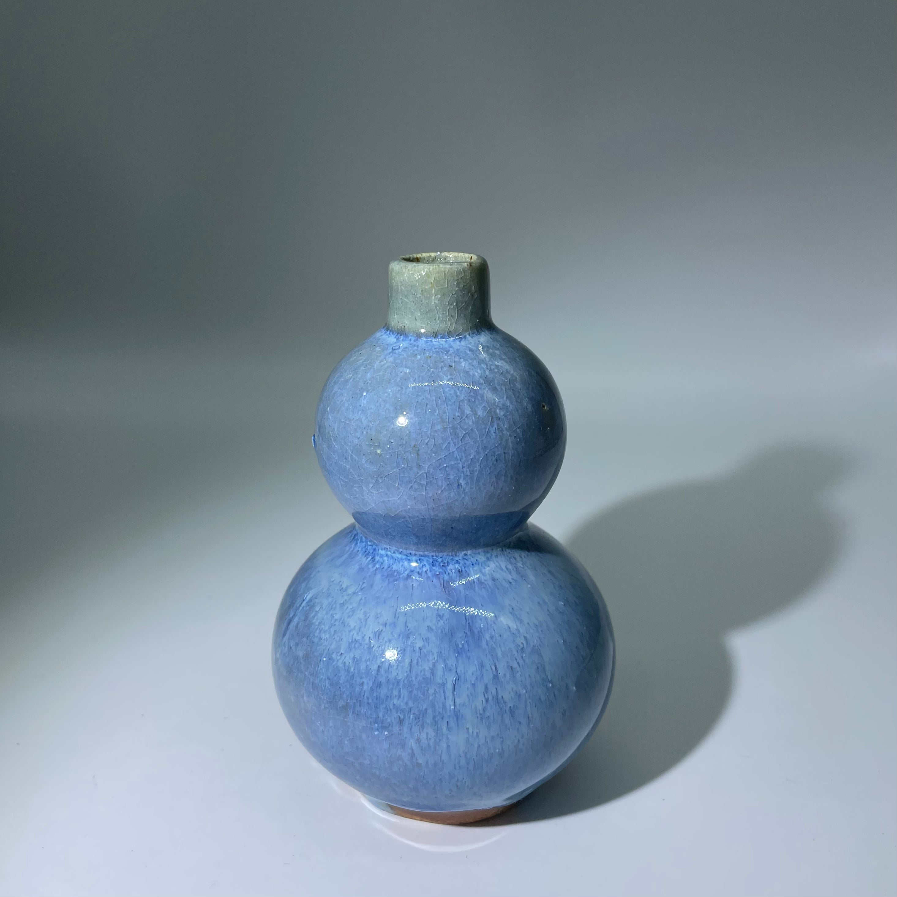 Blue Celadon Gourd Vase