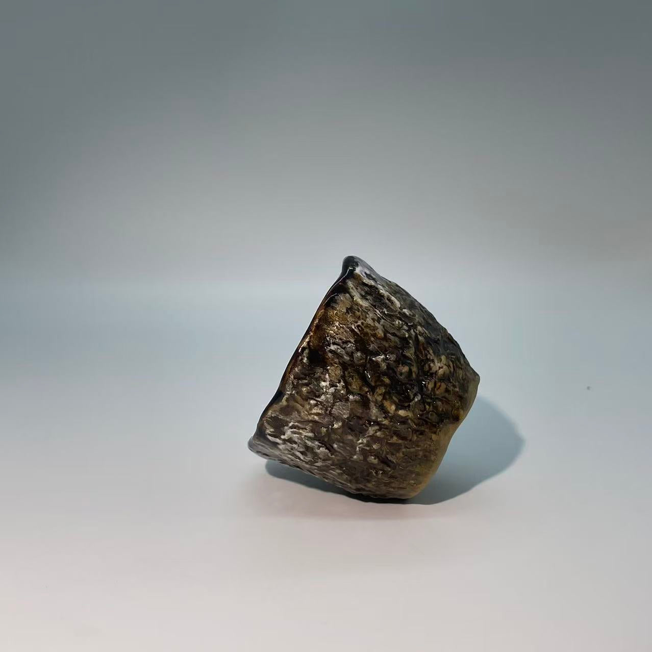 Iron Bark Rustic Ceramics Tea Cup