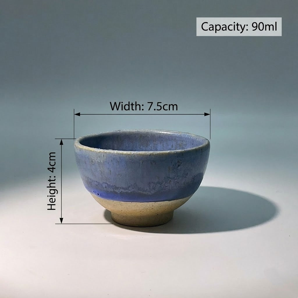 Serene Azure Tea Cup