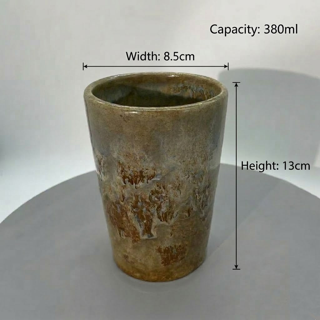 Earth & Ember Handcrafted Wood-fired Tall Cup Tumbler