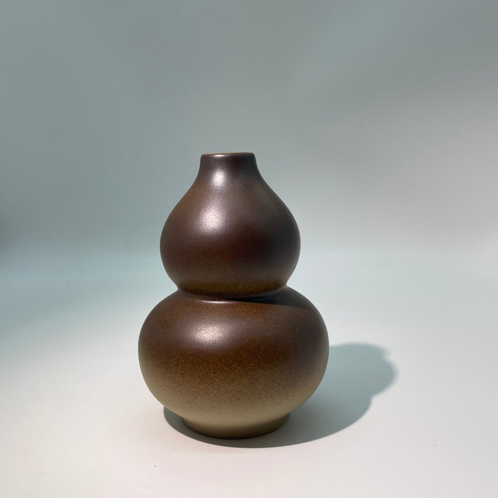 Wood-fired Gourd Vase