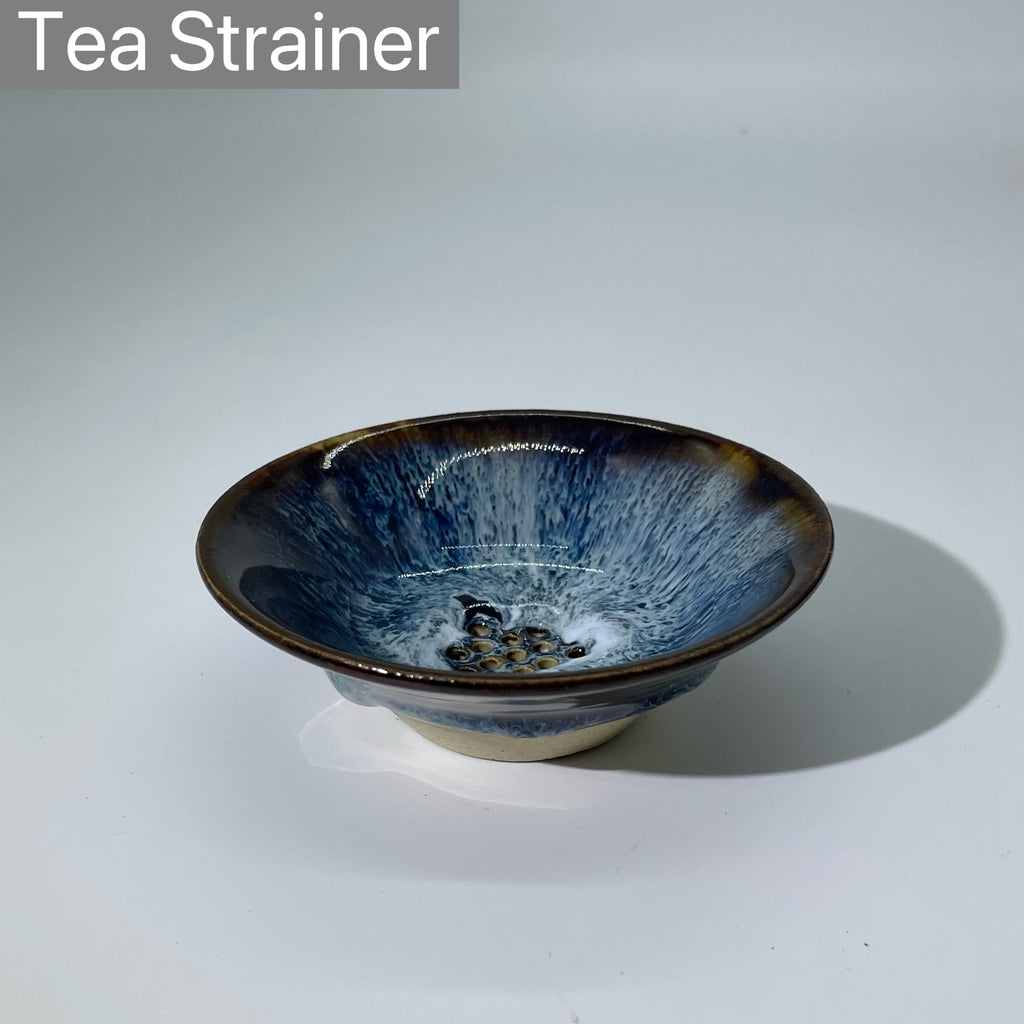 "Midnight Nebula" 5-Piece Artisan Tea Set