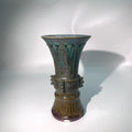 Oxidized Azure vase