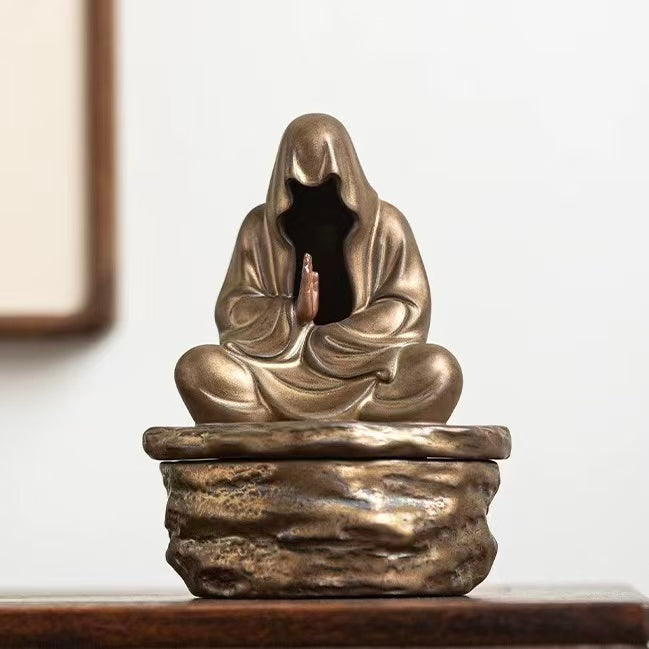 Zen Monk Backflow Incense Burner