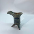 Wood-fired "Jue" Ritual Vessel for wine or tea