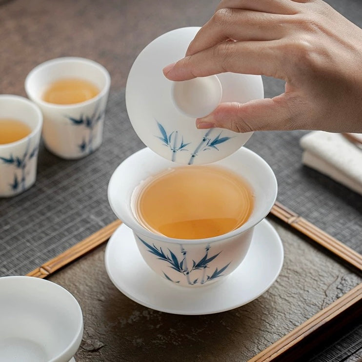 Zen Bamboo Shadow Travel Tea Set