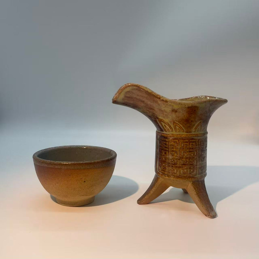 Jue Ritual Vessel Wood-fired