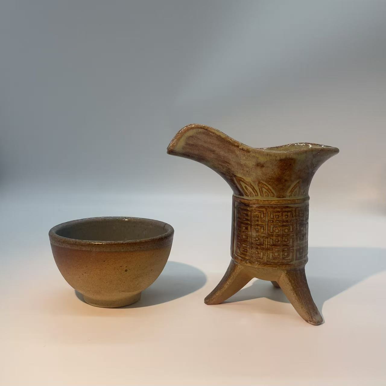 Jue Ritual Vessel Wood-fired