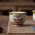 Auspicious Lion Dance Tea Cup *2