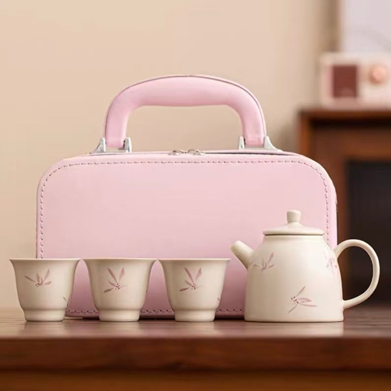 "Petal Journey" Portable Sakura Travel Tea Set