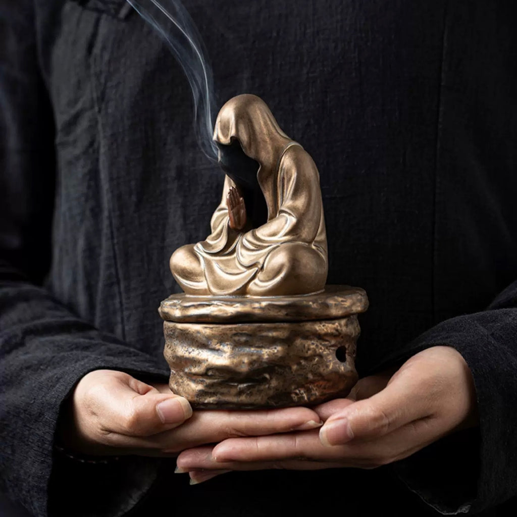 Zen Monk Backflow Incense Burner