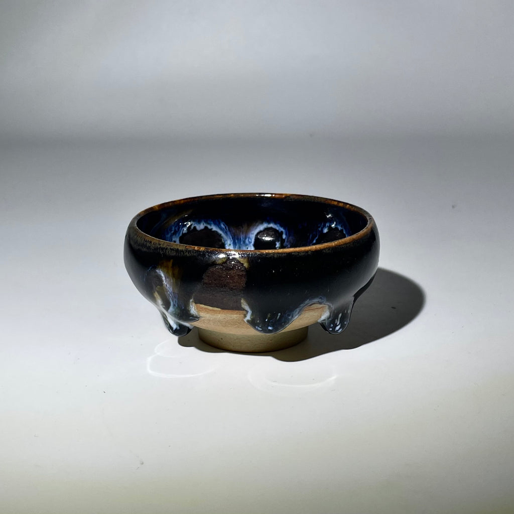 "Midnight Nebula" 5-Piece Artisan Tea Set
