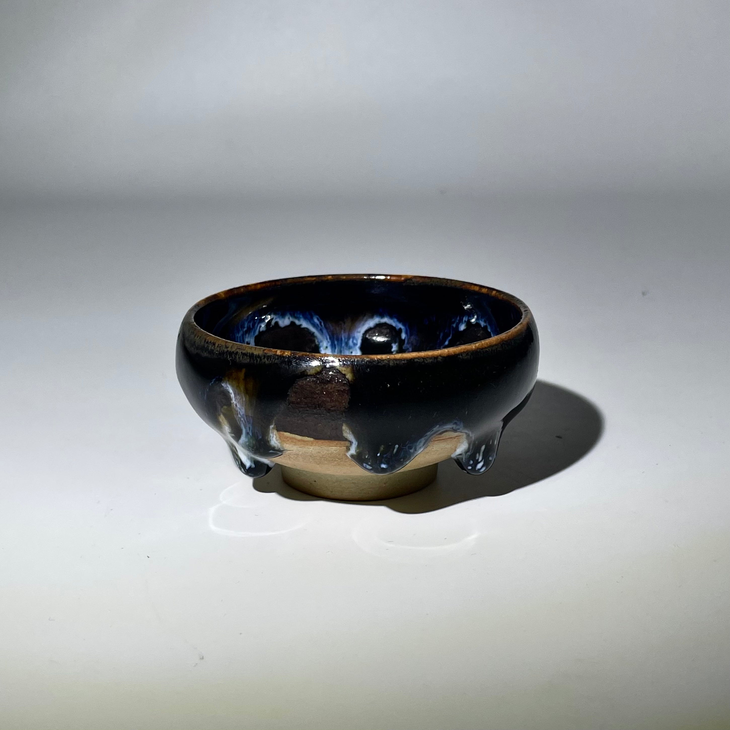"Midnight Nebula" 5-Piece Artisan Tea Set