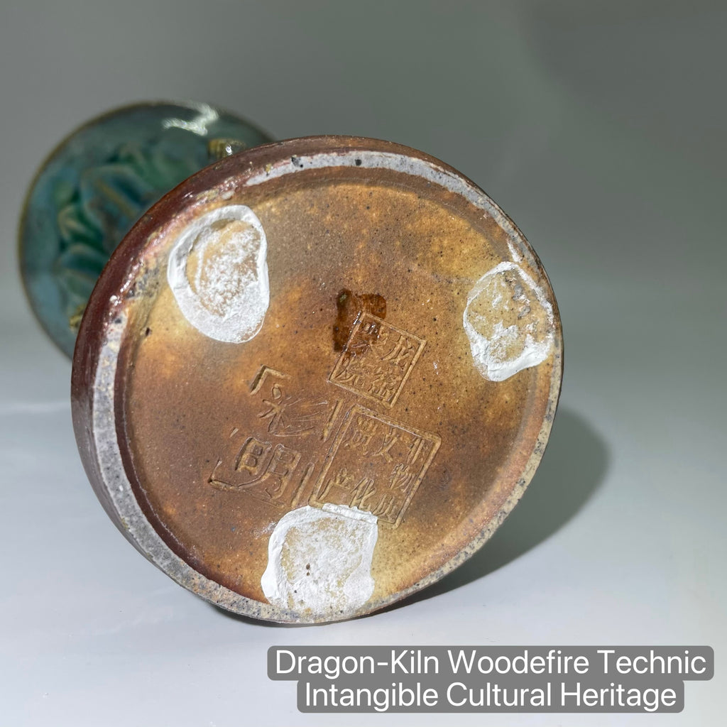 Oxidized Azure vase
