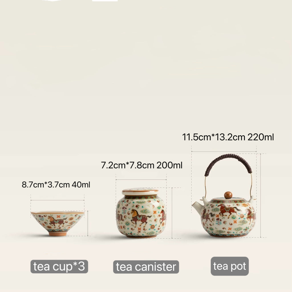 Golden Era: Tang Dynasty "Imperial Horse" Tea Gift Set