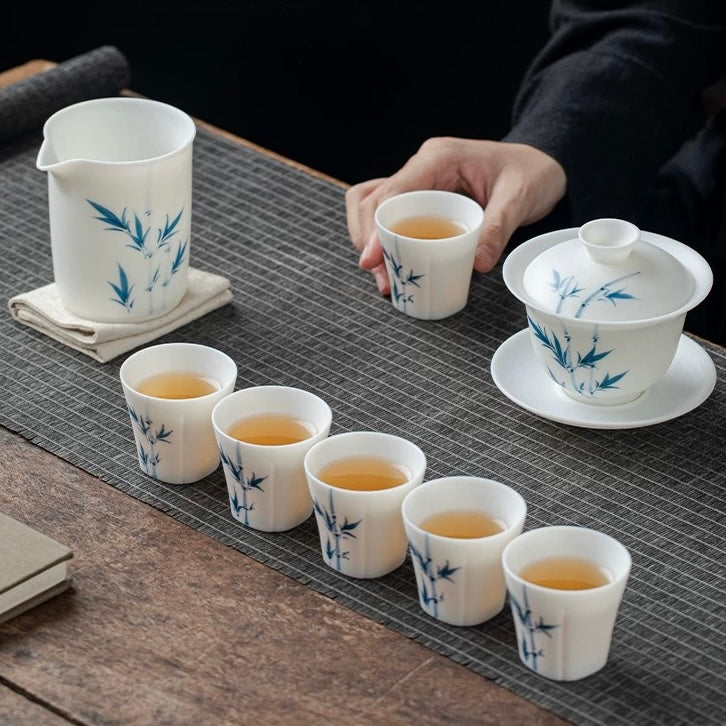 Zen Bamboo Shadow Travel Tea Set