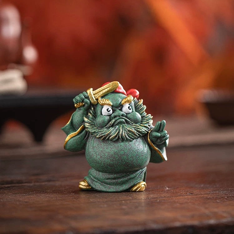Guarding God of Good Fortune Tea Pet