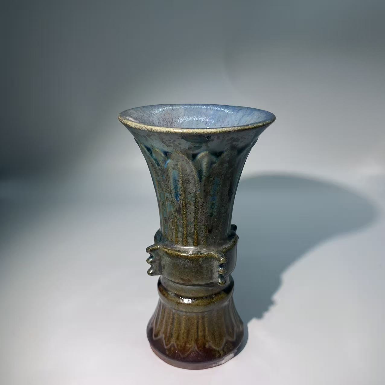 Oxidized Azure vase