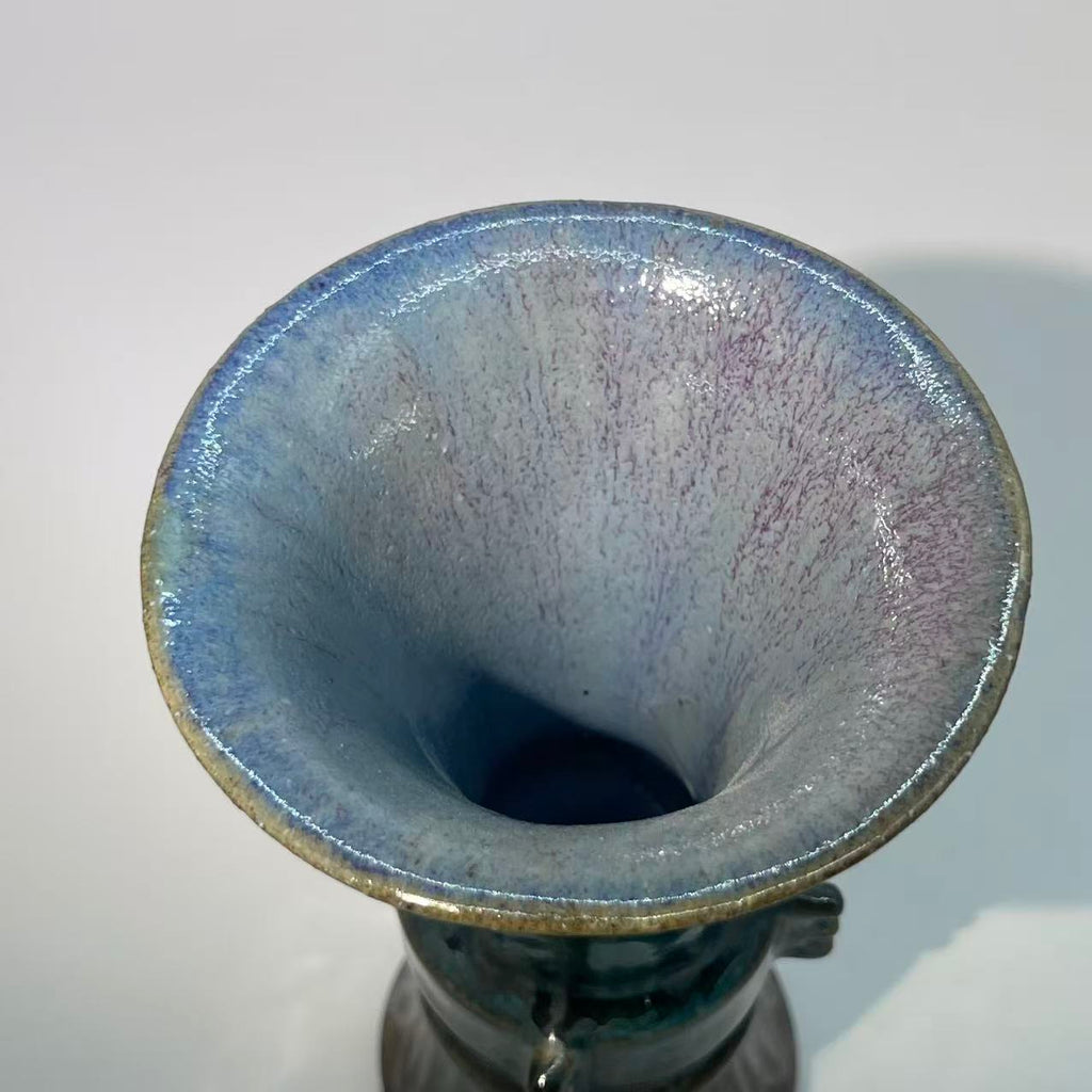 Oxidized Azure vase