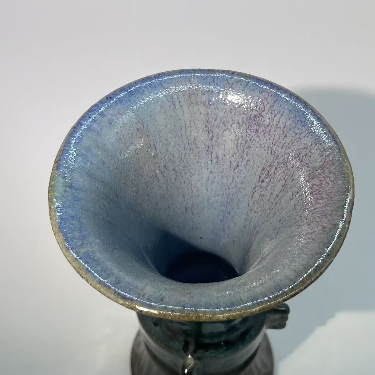 Oxidized Azure vase