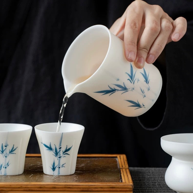 Zen Bamboo Shadow Travel Tea Set