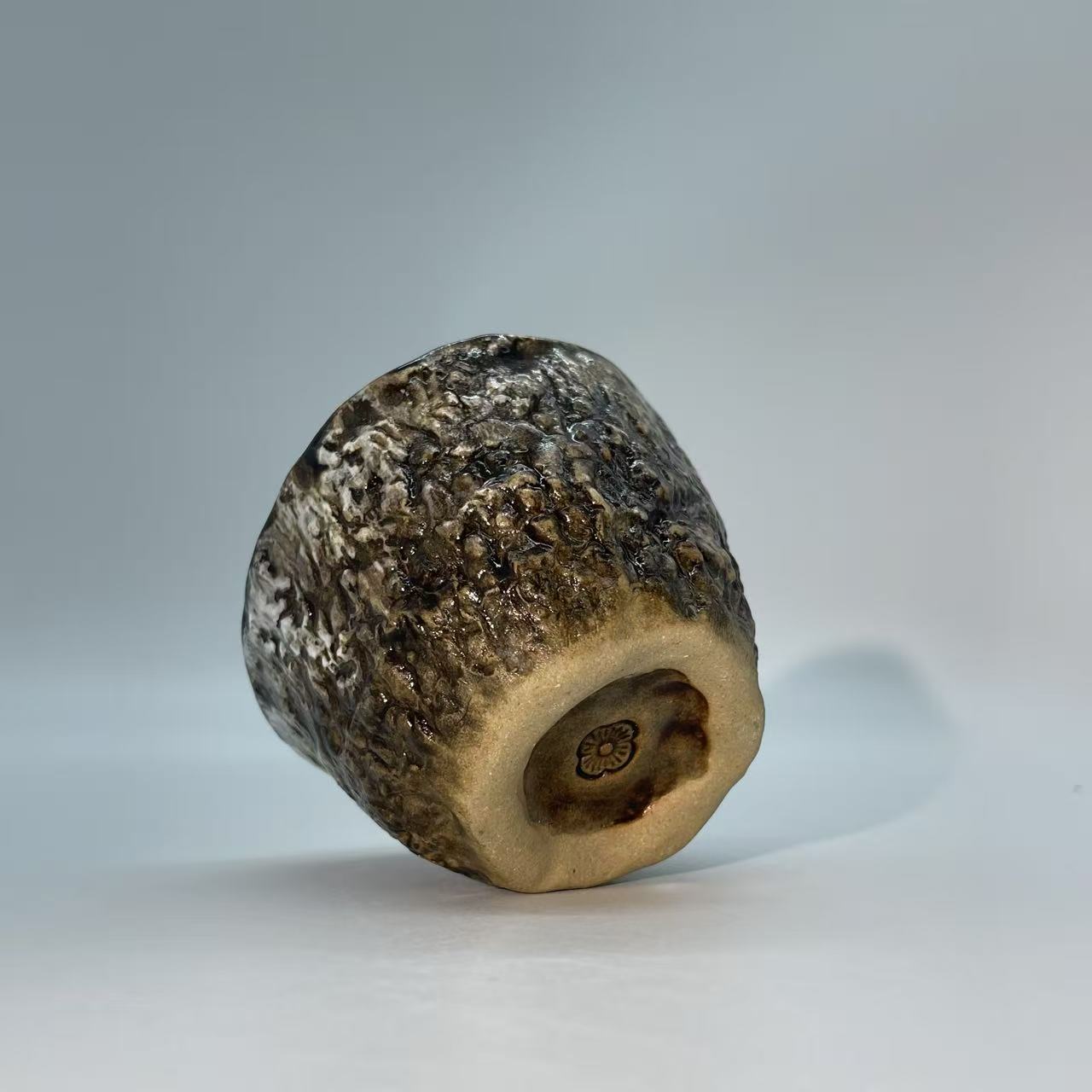 Iron Bark Rustic Ceramics Tea Cup