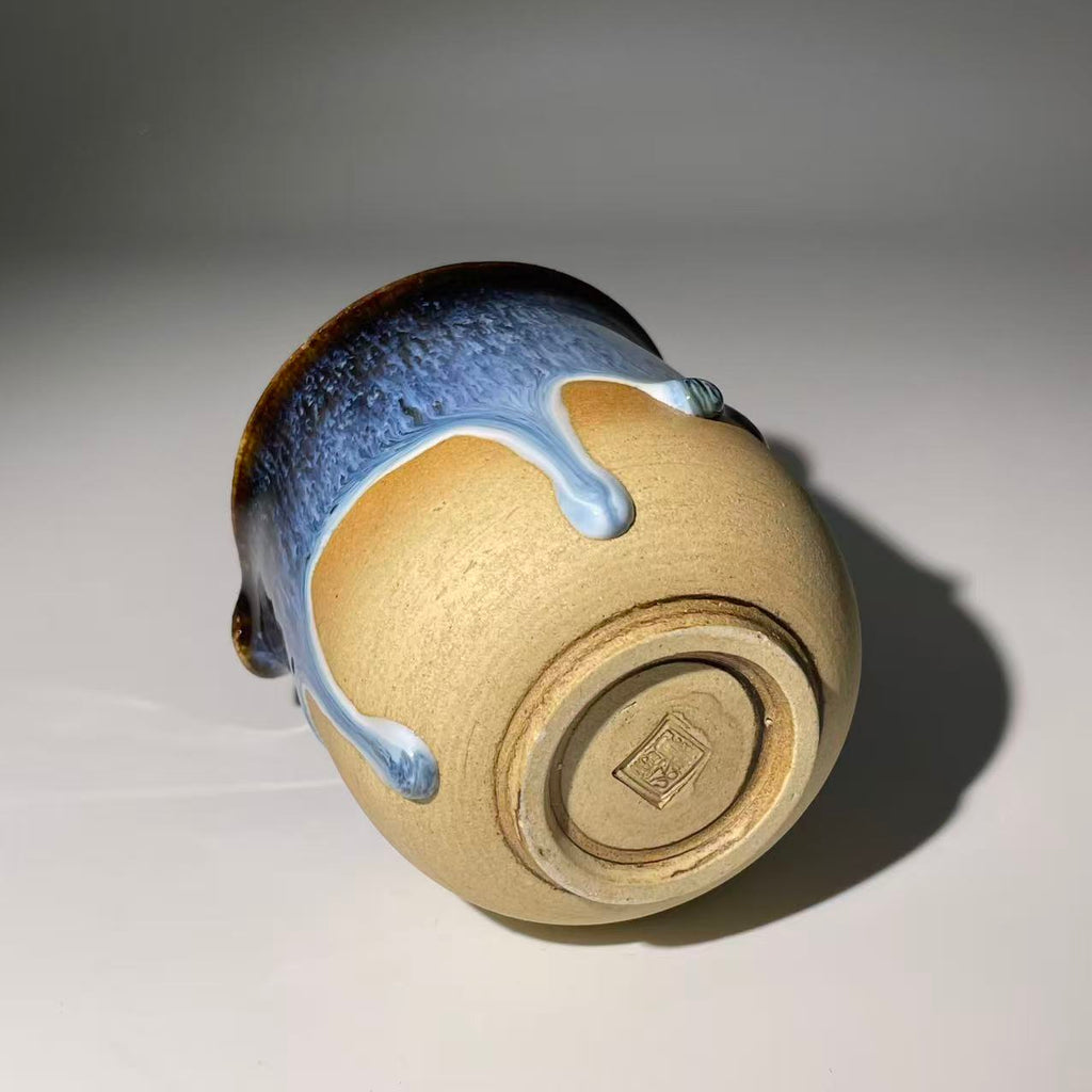"Midnight Nebula" 5-Piece Artisan Tea Set
