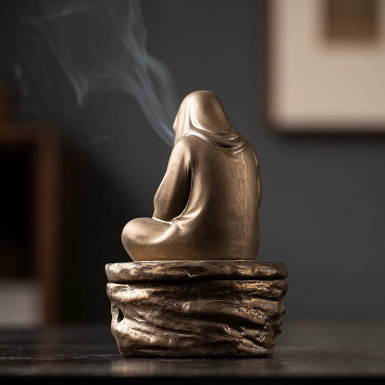 Zen Monk Backflow Incense Burner