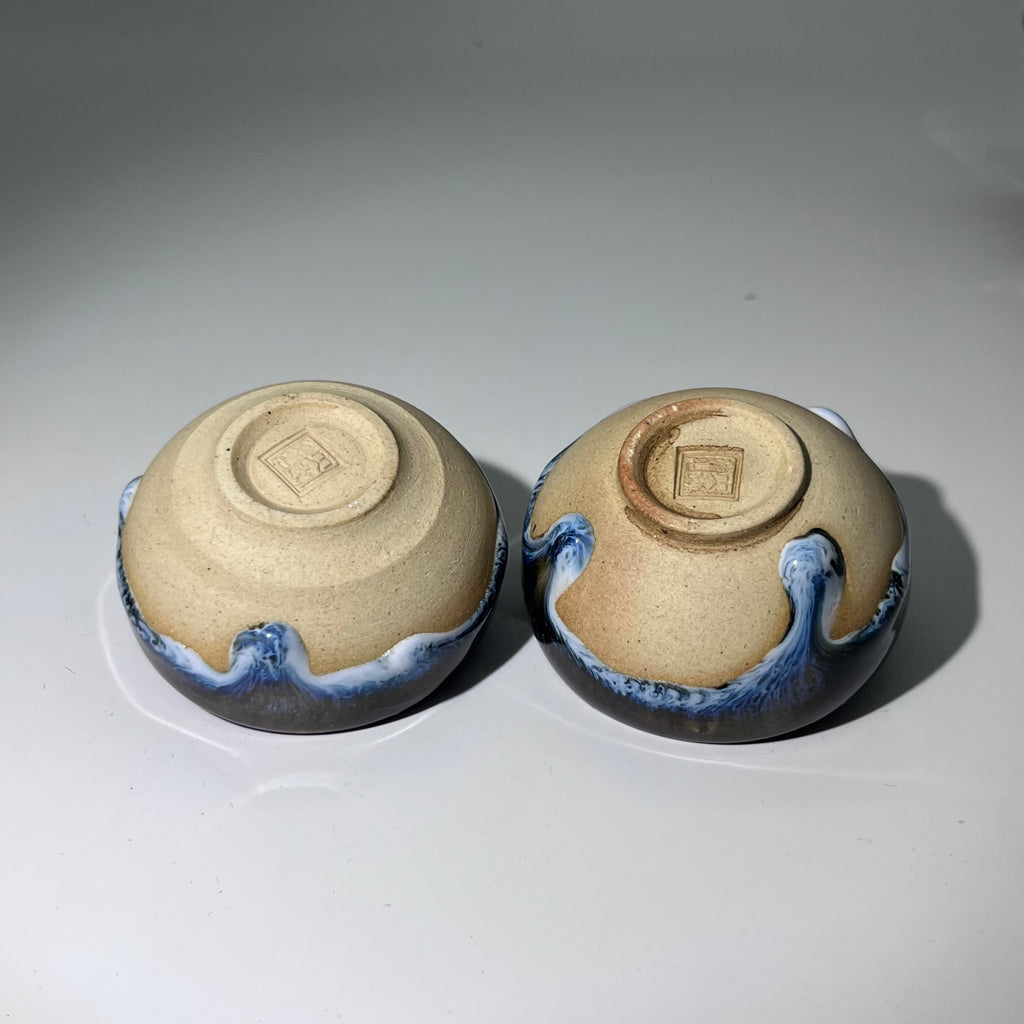 "Midnight Nebula" 5-Piece Artisan Tea Set