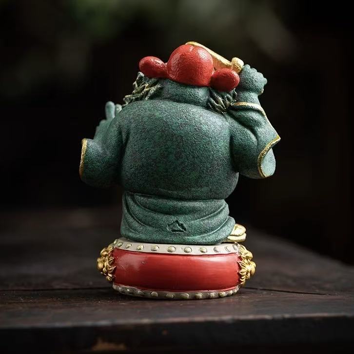 Guarding God of Good Fortune Tea Pet