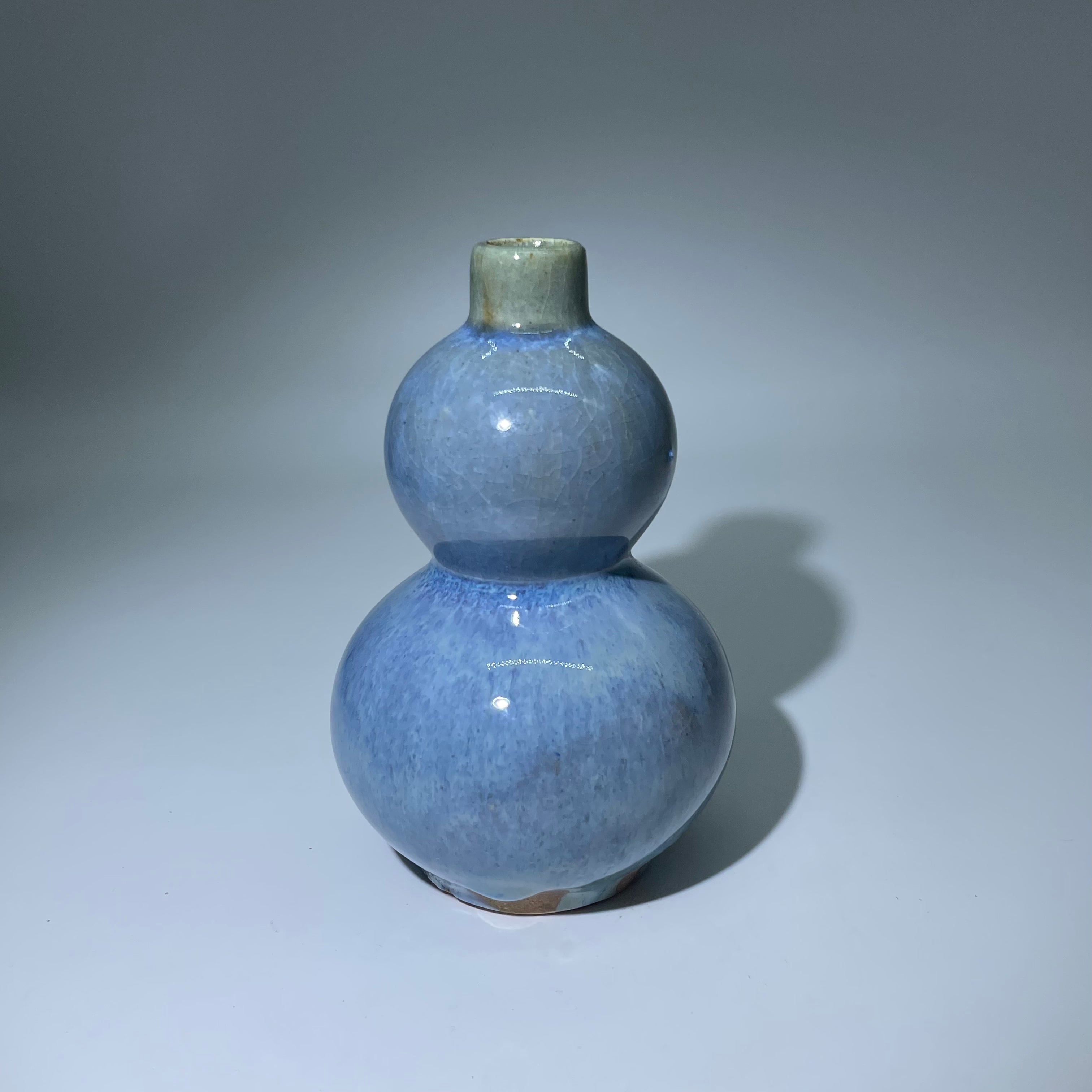 Blue Celadon Gourd Vase