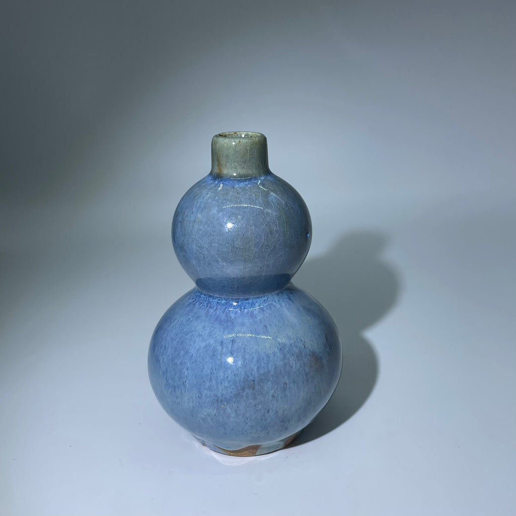Blue Celadon Gourd Vase