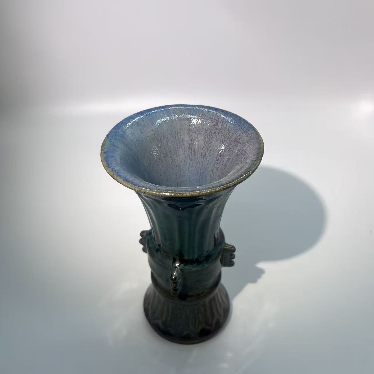 Oxidized Azure vase