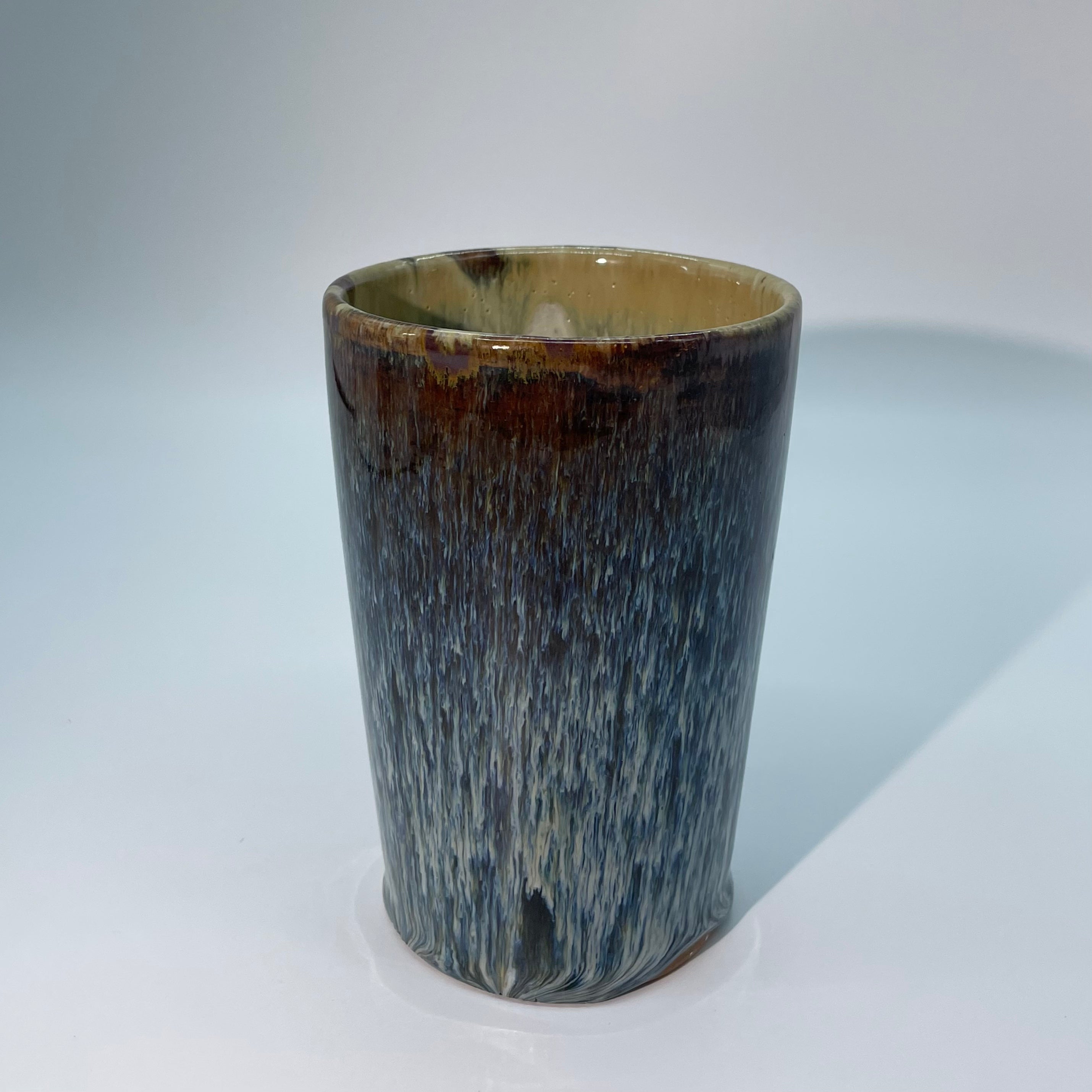 Celestial Flow · Kiln-Reactive Handcrafted Tall Cup