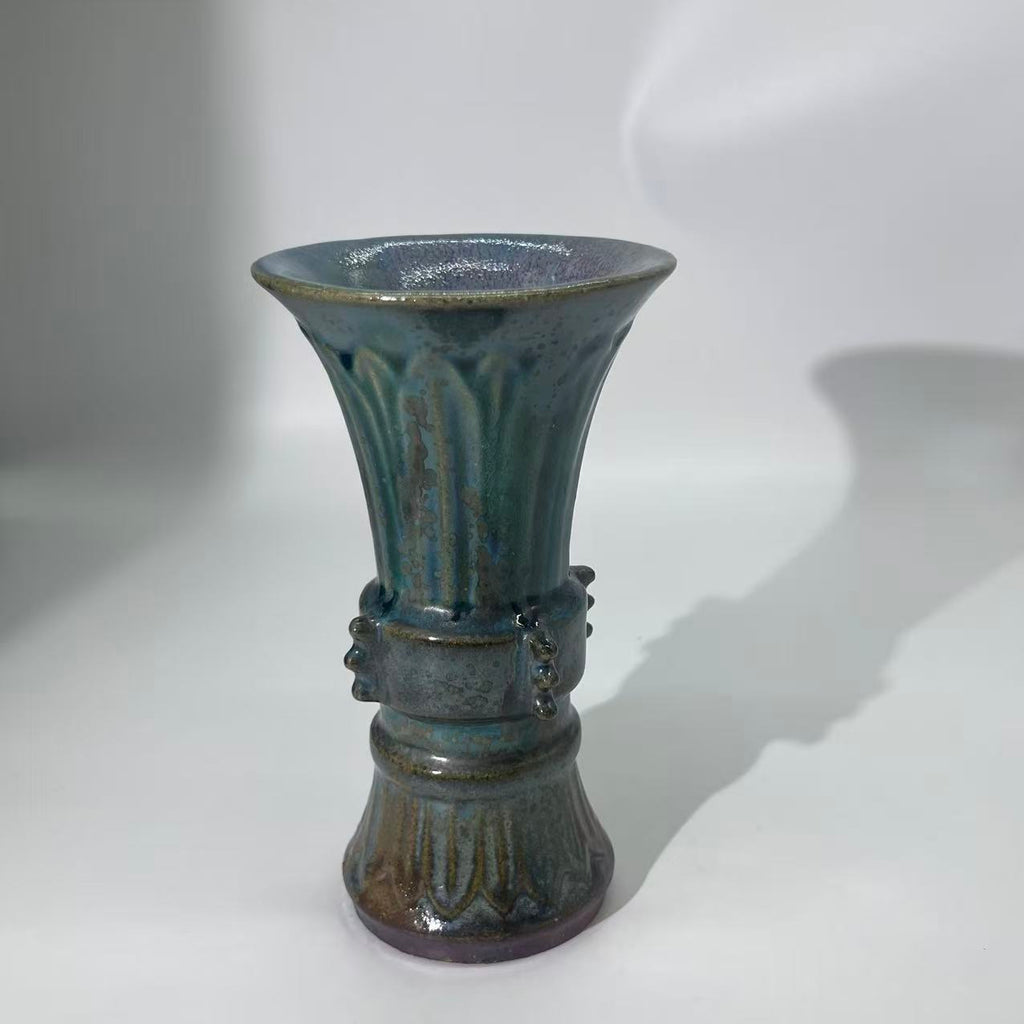 Oxidized Azure vase
