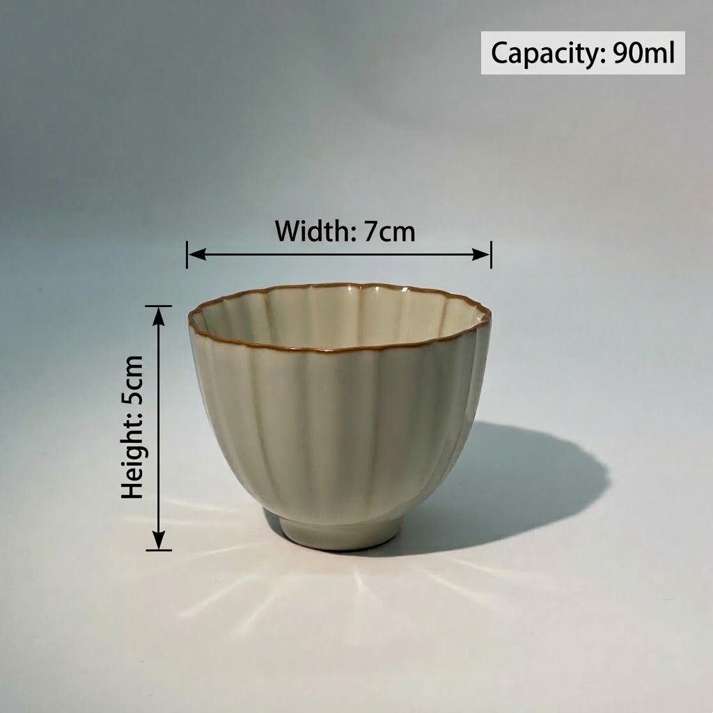 Morning Lotus Celadon Tea Cup
