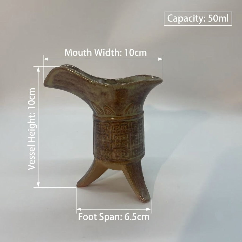 Jue Ritual Vessel Wood-fired