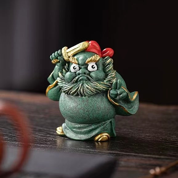 Guarding God of Good Fortune Tea Pet