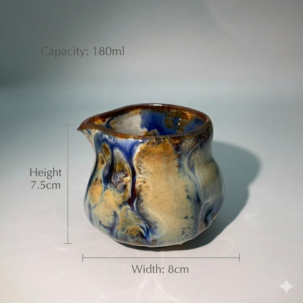 Nebula Flow Fair Cup Handcrafted Wood-fired