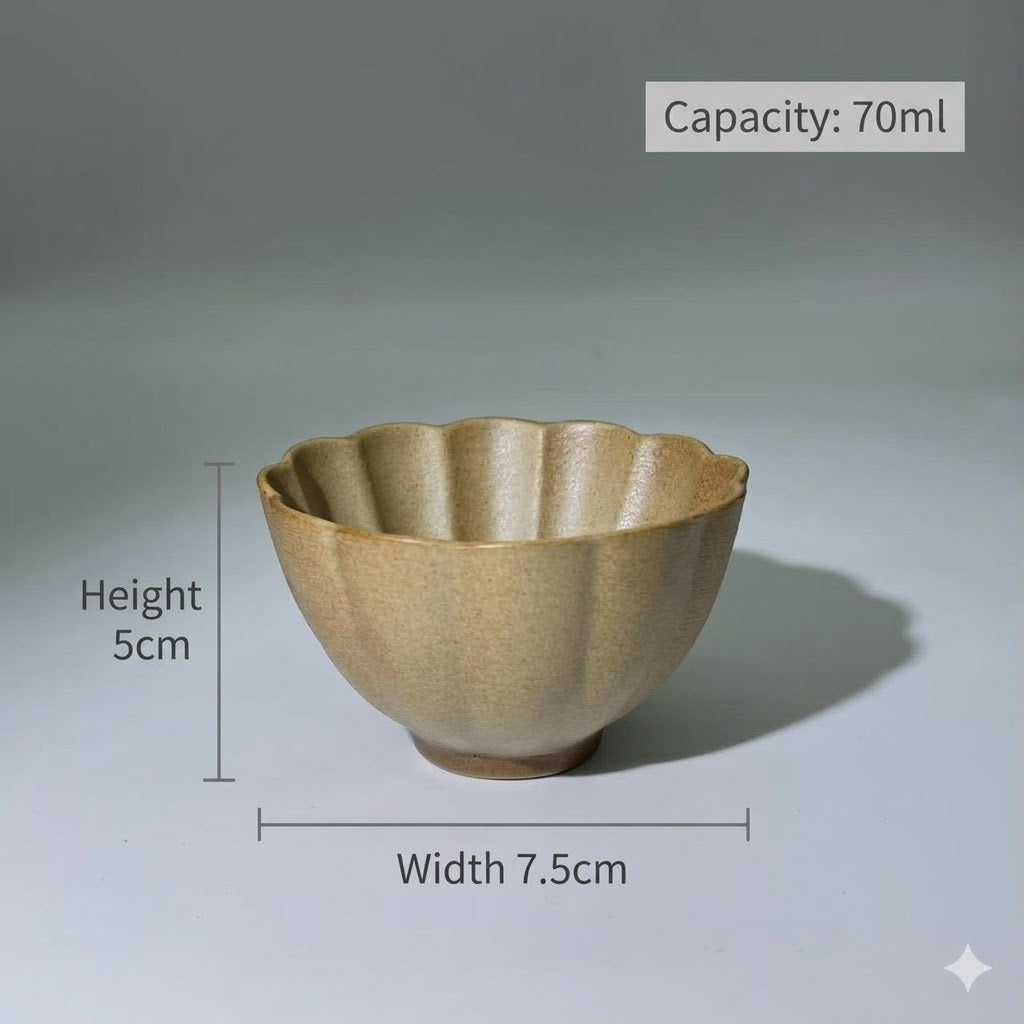 Golden Autumn Tea Cup